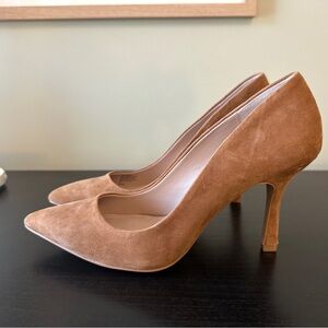 Charlies Women's Brown Suede Heels